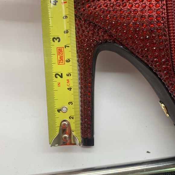 Thalia Sodi NWT Raquel Rhinestone Sparkly Pointy Heeled Boots Size 7 - Picture 8 of 16